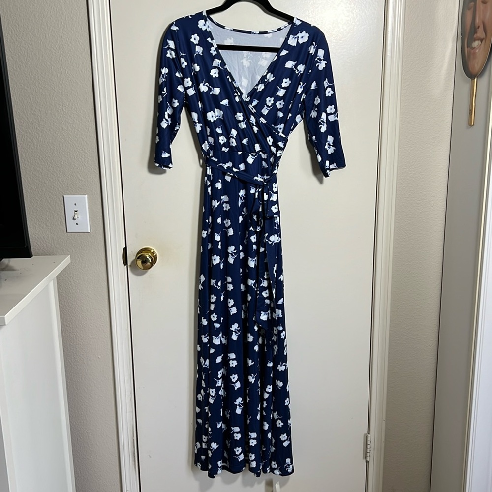 Afibi Faux Wrap Dress NWT